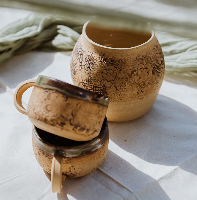 Ikigai ceramic bowls and cups